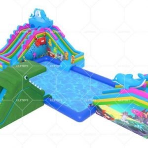 Three Slide With Pool