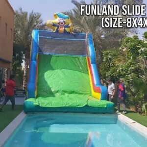 Funland slide for pool (8X4X6M)