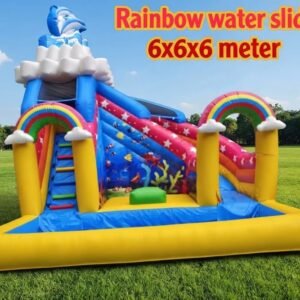 RAINBOW WATER SLIDE (6X6X6M)