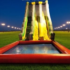 Toxic water slide (size 13x5x8m)