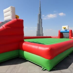 Medium soppy soccer red (12x6m)