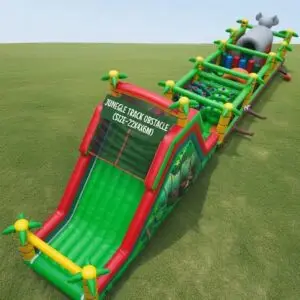 JUNGLE TRACK OBSTICALS. 22X4X6M