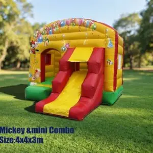 new micky mini bouncy combo (4x4x3m)