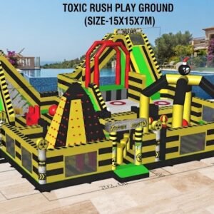Toxic rush giant playground. ( size- 16x15x7m ).